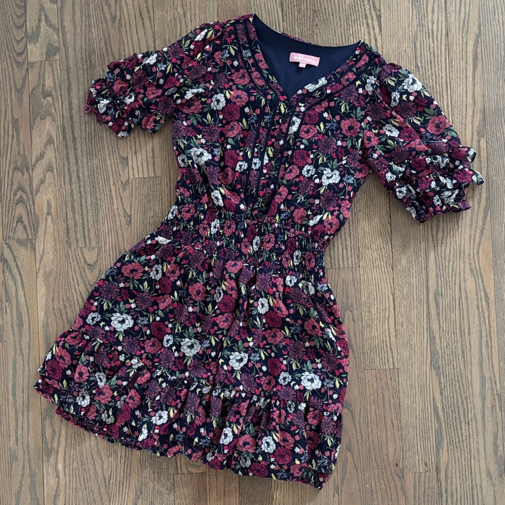 BCBG Floral Girls Dress - Multicolor